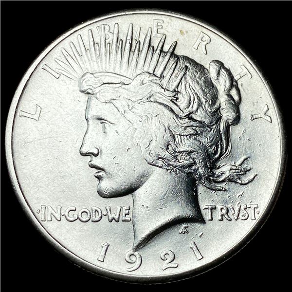 1921 Silver Peace Dollar CHOICE AU