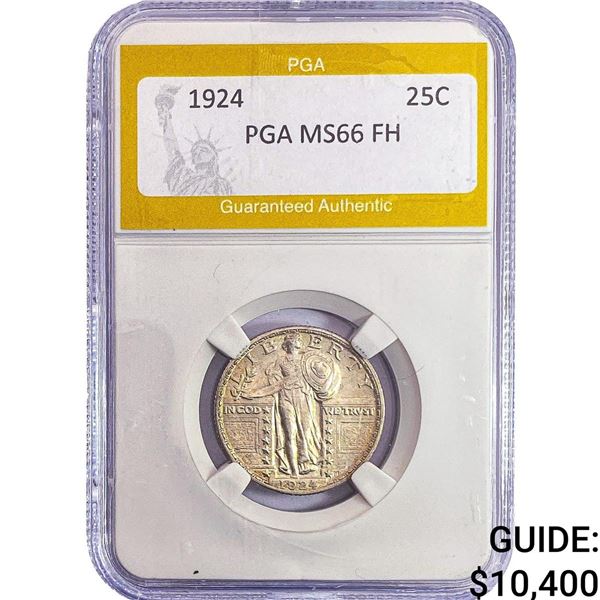 1924 Standing Liberty Quarter PGA MS66 FH