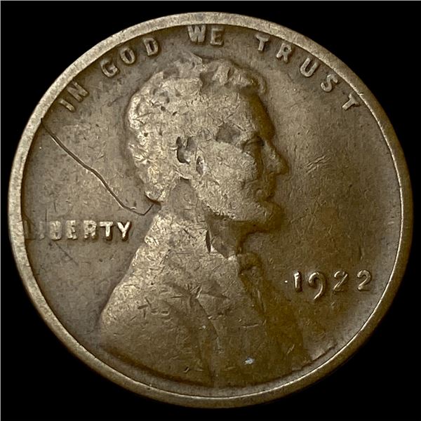 1922 No D Lincoln Wheat Cent LIGHTLY  CIRCULATED
