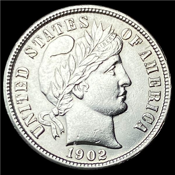1902 Silver Barber Dime UNCIRCULATED
