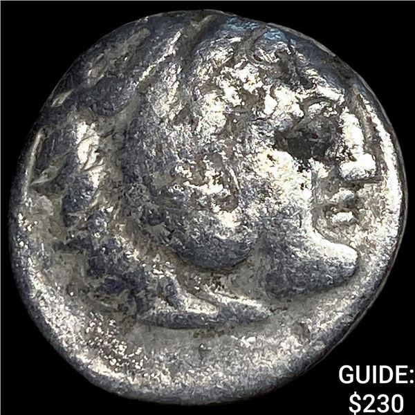 Macedonian Kingdom Type of Alexander III 4th  Century BC Silver Drachm NEARLY UNCIRCULATED