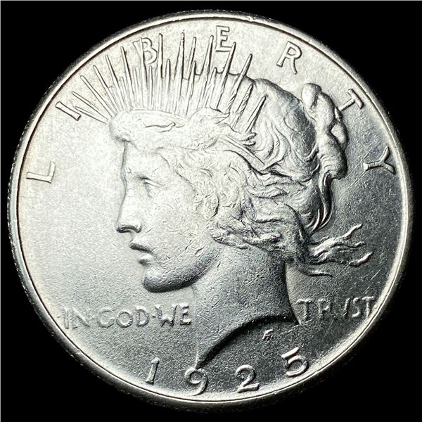 1925-S Silver Peace Dollar CLOSELY  UNCIRCULATED