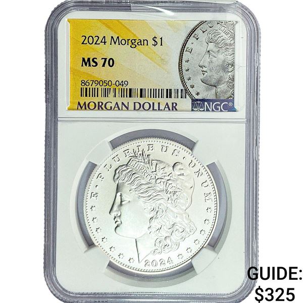 2024 Morgan Silver Dollar NGC MS70