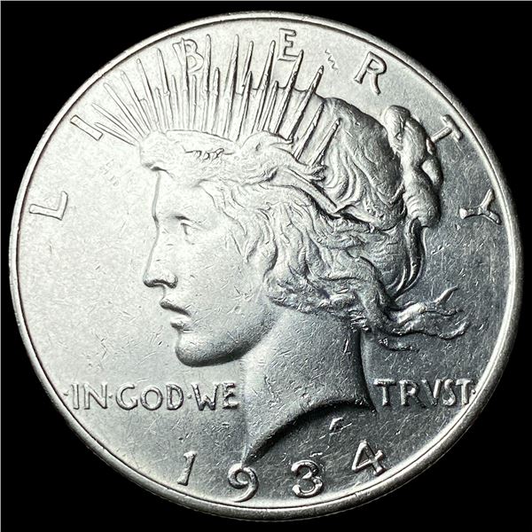 1934-D Silver Peace Dollar CLOSELY  UNCIRCULATED