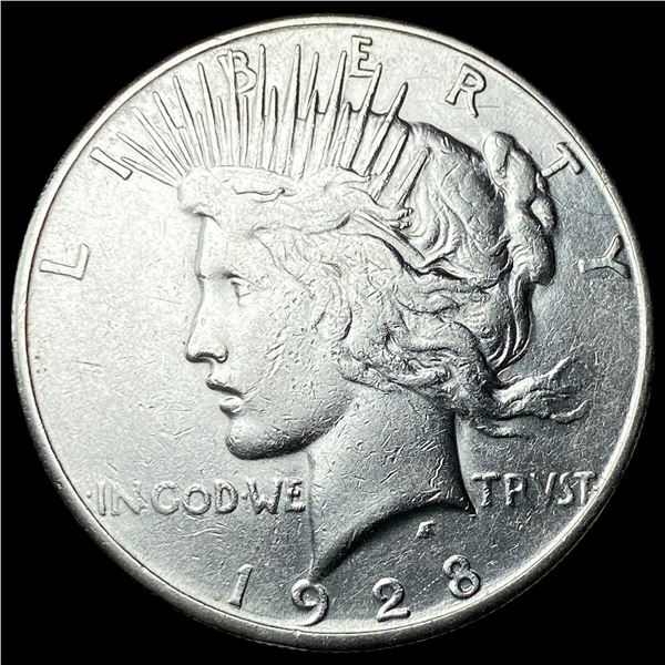 1928-S Silver Peace Dollar CLOSELY  UNCIRCULATED
