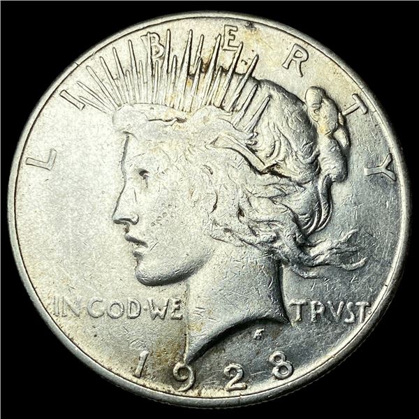 1928-S Silver Peace Dollar CLOSELY  UNCIRCULATED