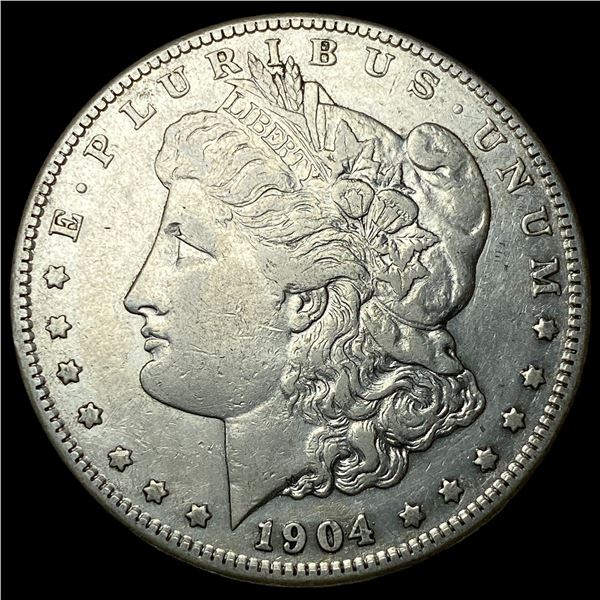 1904-S Silver Morgan Dollar NEARLY  UNCIRCULATED