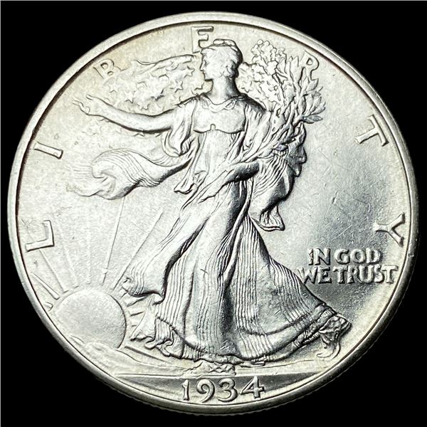 1934-D Silver Walking Liberty Half Dollar  CLOSELY UNCIRCULATED