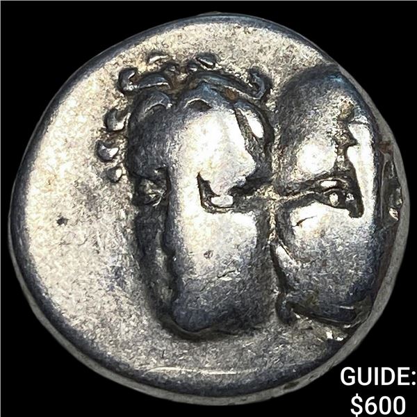 Ancient Greece Moesia, Istros 4th Century BC  Silver Drachm NEARLY UNCIRCULATED