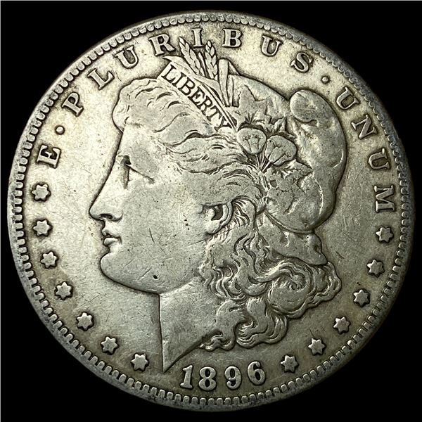 1896-S Silver Morgan Dollar LIGHTLY  CIRCULATED
