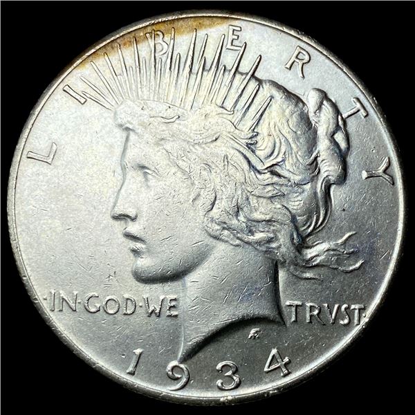 1934-S Silver Peace Dollar CLOSELY  UNCIRCULATED