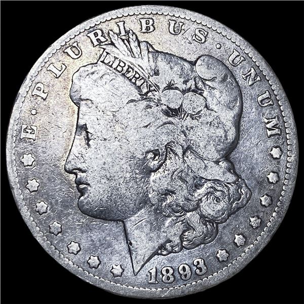 1893-CC Silver Morgan Dollar NICELY   CIRCULATED