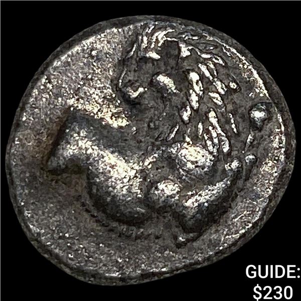 Ancient Greece Cherronesos 400-350 BC Silver  Hemidrachm NEARLY UNCIRCULATED