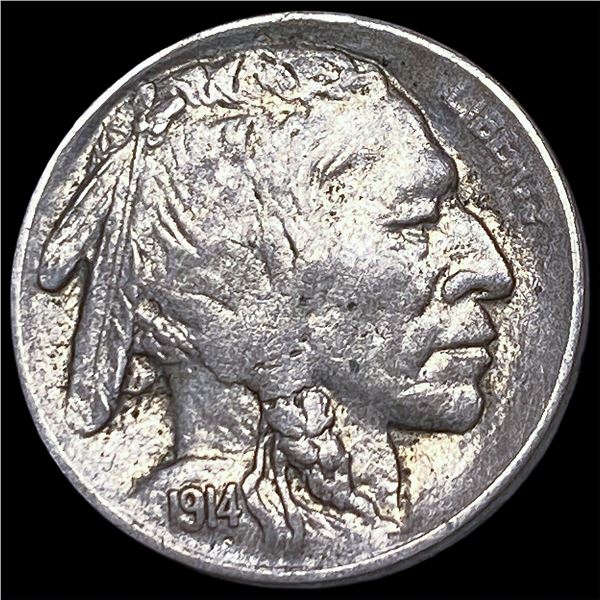 1914-S Buffalo Nickel CHOICE AU