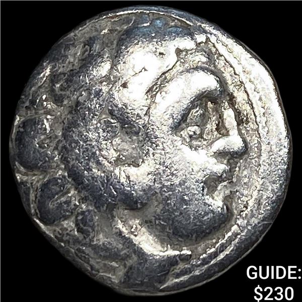 Macedonian Kingdom Type of Alexander III 4th  Century BC Silver Drachm NEARLY UNCIRCULATED