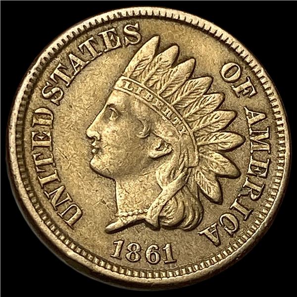1861 Indian Head Cent CLOSELY UNCIRCULATED