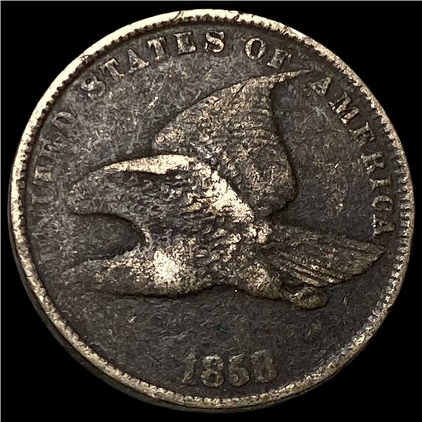 1858 Copper-Nickel Flying Eagle Cent HIGH   GRADE