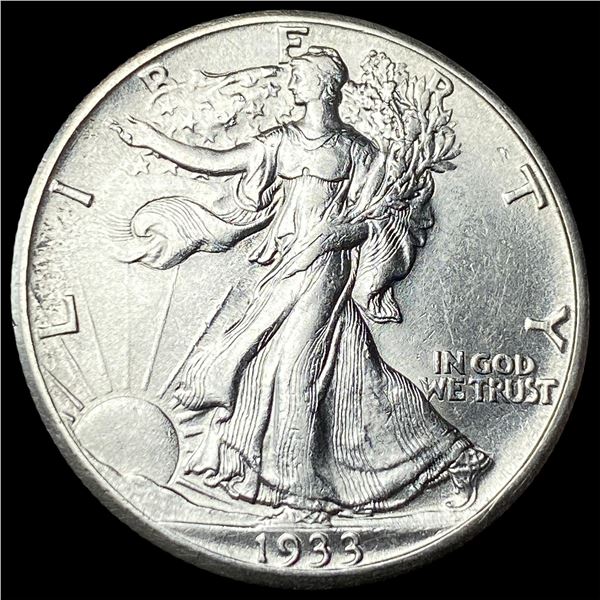 1933-S Silver Walking Liberty Half Dollar   UNCIRCULATED