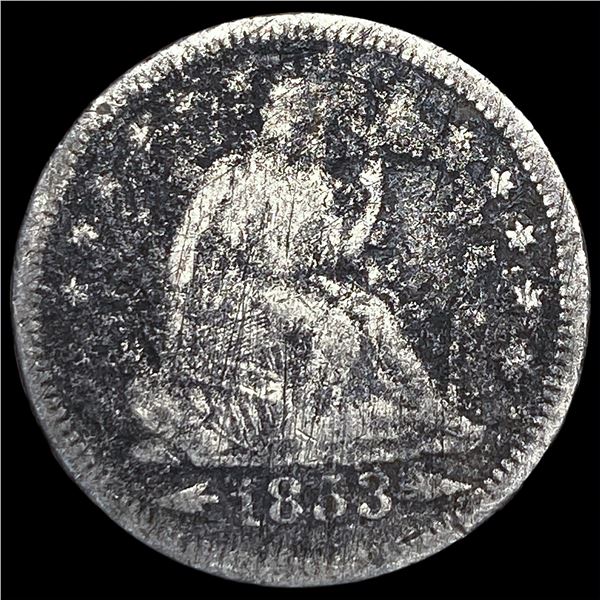 1853-O Arrows/Rays Seated Liberty Quarter   NICELY CIRCULATED