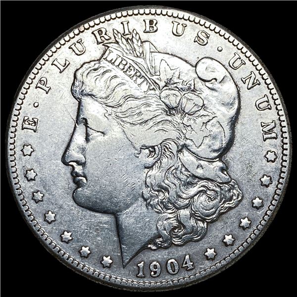 1904-S Silver Morgan Dollar LIGHTLY   CIRCULATED