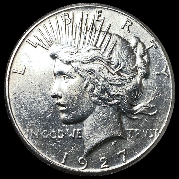 1927 Silver Peace Dollar CLOSELY UNCIRCULATED