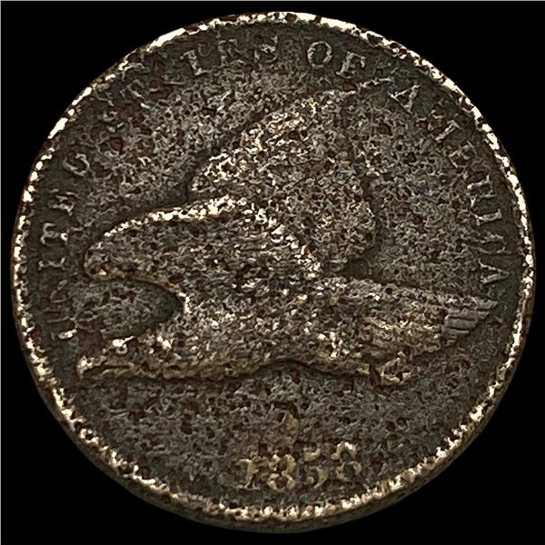 1858 Copper-Nickel Flying Eagle Cent HIGH   GRADE