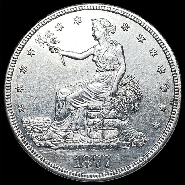 1877-S Silver Trade Dollar CLOSELY   UNCIRCULATED