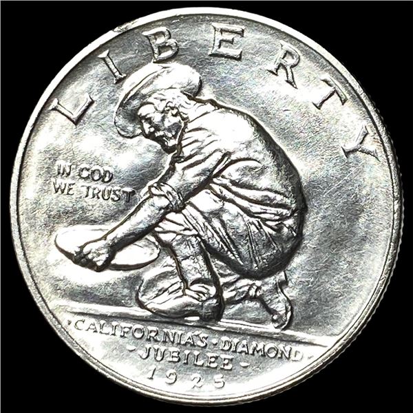 1925-S Silver California Jubilee Half Dollar   UNCIRCULATED