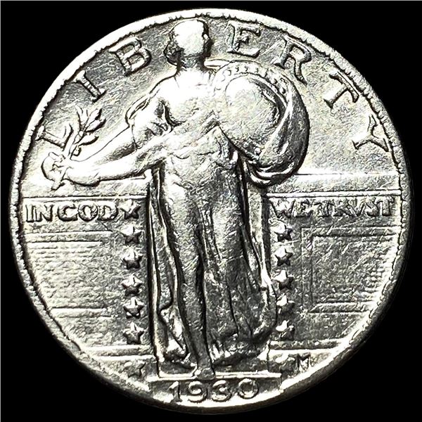 1930 Standing Liberty Silver Quarter NEARLY   UNCIRCULATED