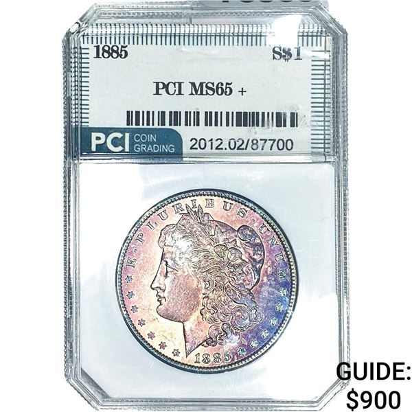 1885 Morgan Silver Dollar PCI MS65+