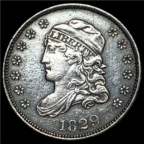 1829 Capped Bust Silver Half Dime CLOSELY   UNCIRCULATED