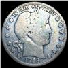 Image 1 : 1913 Silver Barber Half Dollar NICELY   CIRCULATED