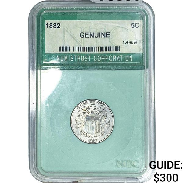 1882 Shield Nickel NTC G
