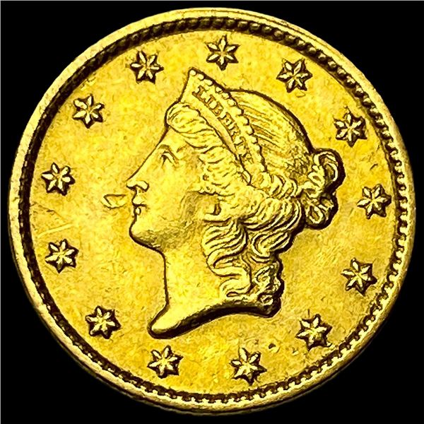 1851 Gold $1 Liberty Head Type 1 CLOSELY   UNCIRCULATED
