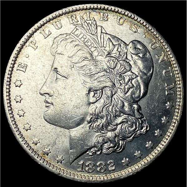 1882-O Silver Morgan Dollar CHOICE AU