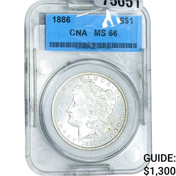 1886 Morgan Silver Dollar CNA MS66