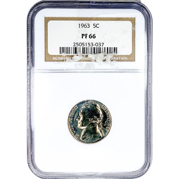 1963 Jefferson Nickel NGC PF66