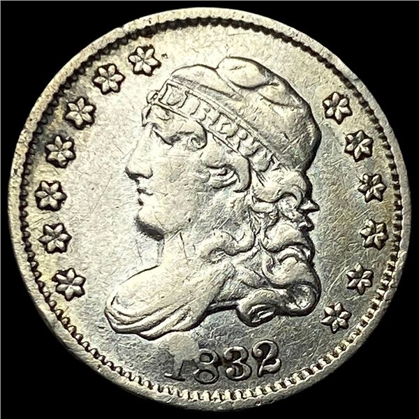 1832 Silver Capped Bust Half Dime NEARLY   UNCIRCULATED