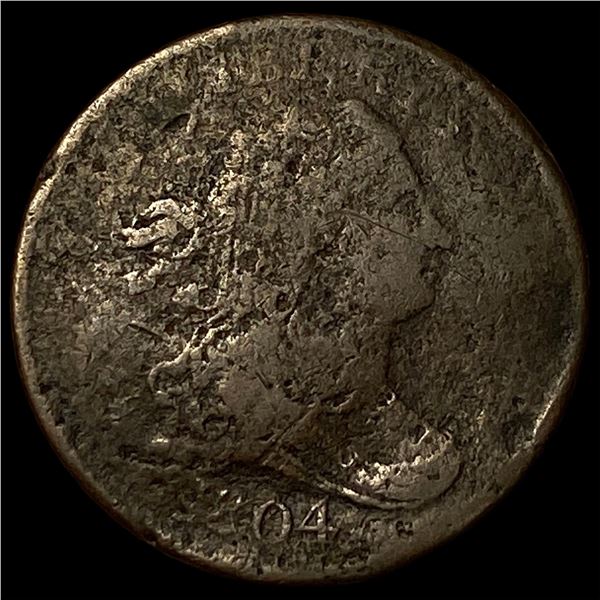 1804 Draped Bust Half Cent NICELY CIRCULATED