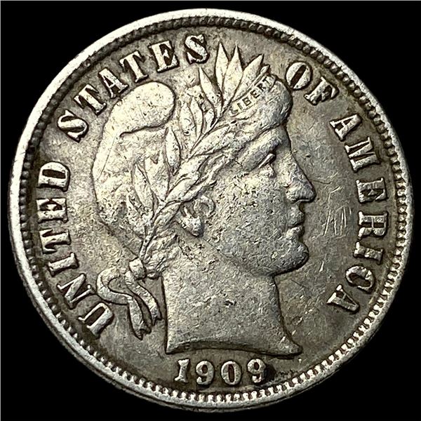 1909-O Silver Barber Dime CLOSELY   UNCIRCULATED