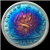 Image 1 : 1874 Toned Arrows Seated Liberty Quarter  CLOSELY UNCIRCULATED