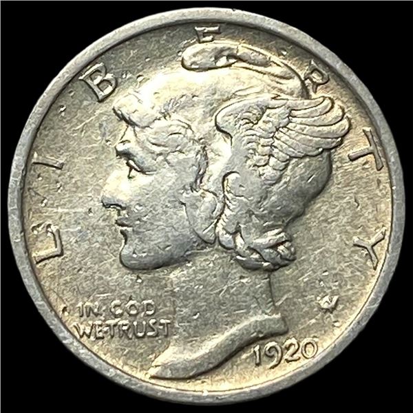 1920-S Silver Mercury Dime CLOSELY  UNCIRCULATED