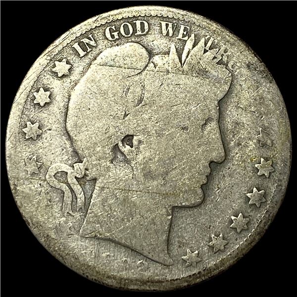 1892-S Barber Half Dollar NICELY CIRCULATED
