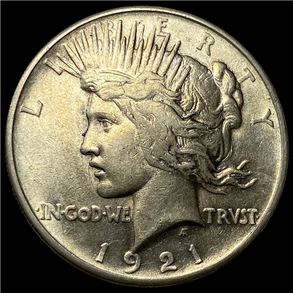 1921 Silver Peace Dollar CLOSELY UNCIRCULATED