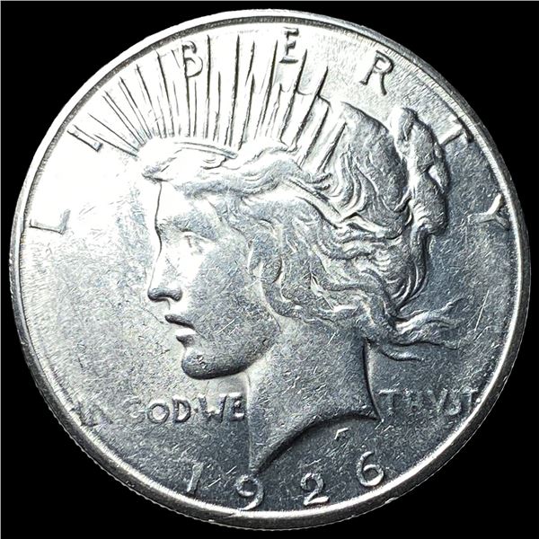 1926-S Silver Peace Dollar CHOICE AU