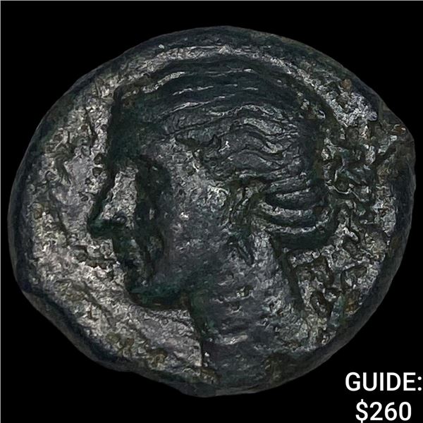 Ancient Siciliy, Akragas, 282-278 BC Bronze  21mm Unit NEARLY UNCIRCULATED