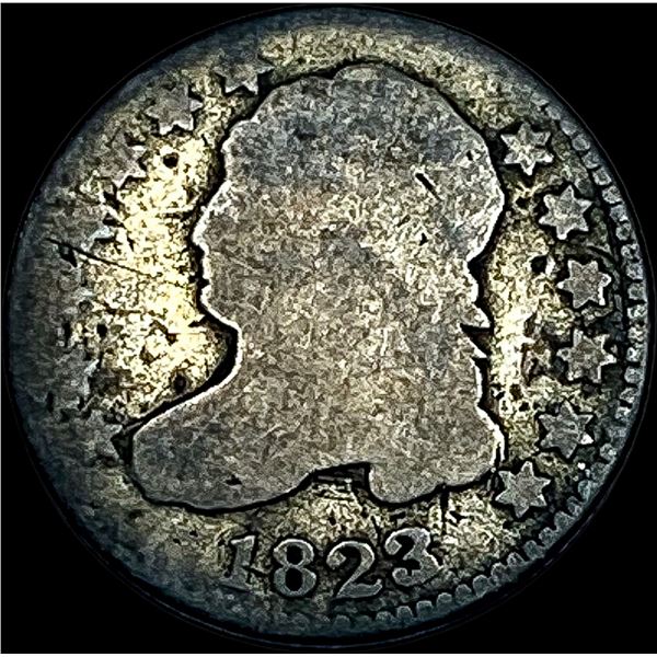 1823 Capped Bust Half Dollar NICELY   CIRCULATED