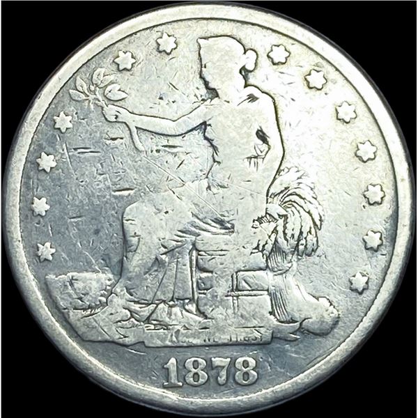 1878-S Silver Trade Dollar NICELY CIRCULATED