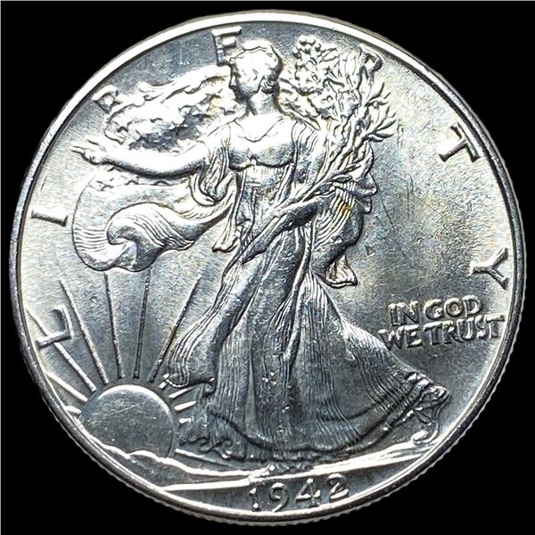 1942 Silver Walking Liberty Half Dollar  UNCIRCULATED
