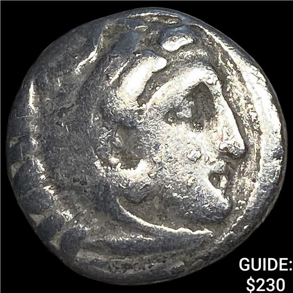 Macedonian Kingdom Type of Alexander III 4th  Century BC Silver Drachm NEARLY UNCIRCULATED